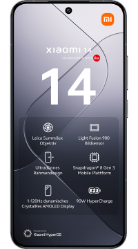 Xiaomi 14 5G, 512 GB T-Mobile Edition schwarz