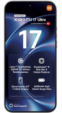 Xiaomi 17 Ultra 5G, 1 TB schwarz